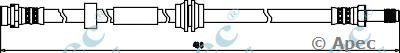 APEC BRAKING hos3704 -  Тормозной шланг